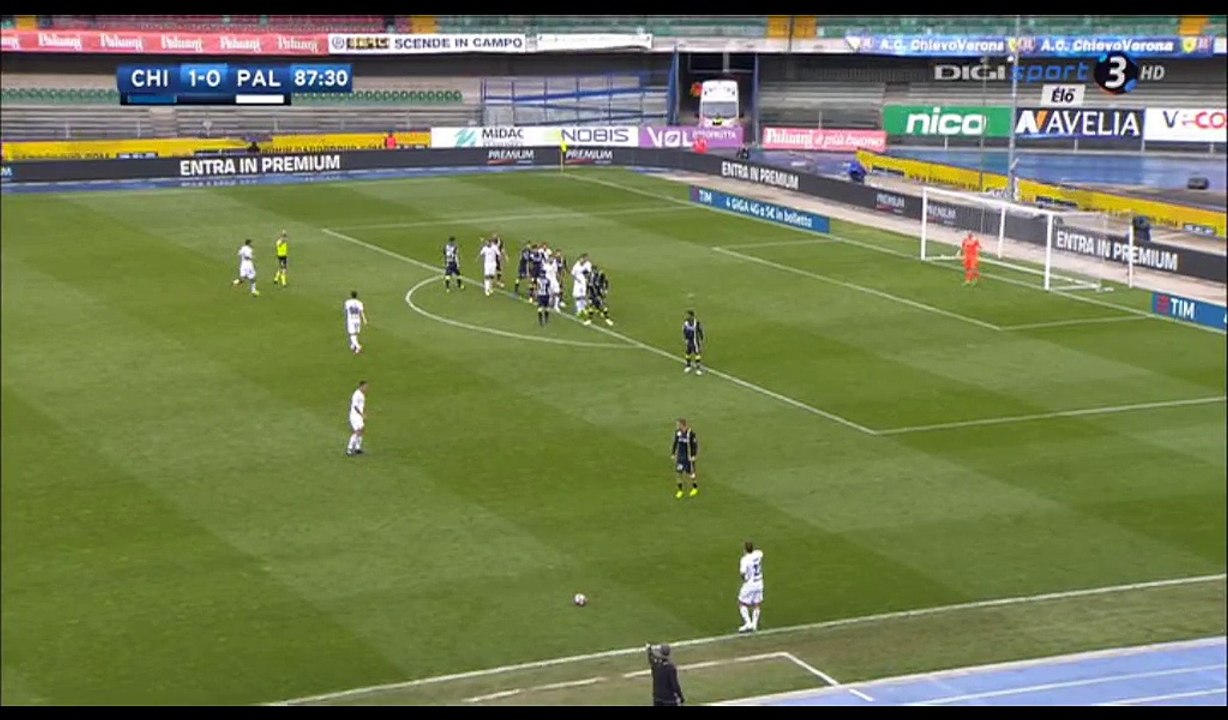 Edoardo Goldaniga Goal HD - Chievo 1-1 Palermo - 07.05.2017