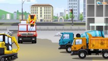 Tractor For Kids & JCB Excavator - BIG Trucks For Kids - Children Video Construction Cartoon