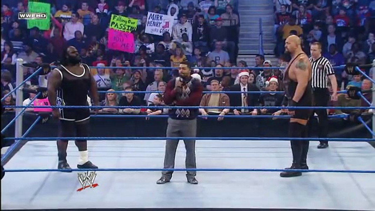Big Show Knocks Out David Otunga WWE Smackdown December 23rd 2011