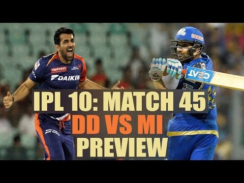 IPL 10: DD vs MI in Feroz Shah Kotla, Match 45 PREVIEW | Oneindia News