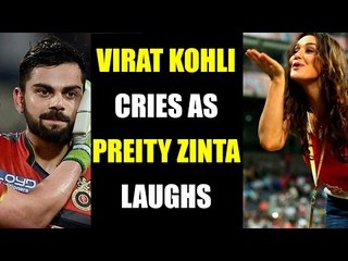 Tải video: IPL 10: Virat Kohli almost cries while KXIP owner Preity Zinta celebrates win vs RCB | Oneindia News