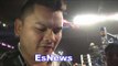 chino maidana and team mares seconds after mares win over cuellar EsNews Boxing