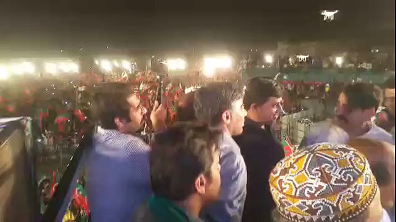 Exclusive Video Of Crowd In PTI Jalsa Sialkot