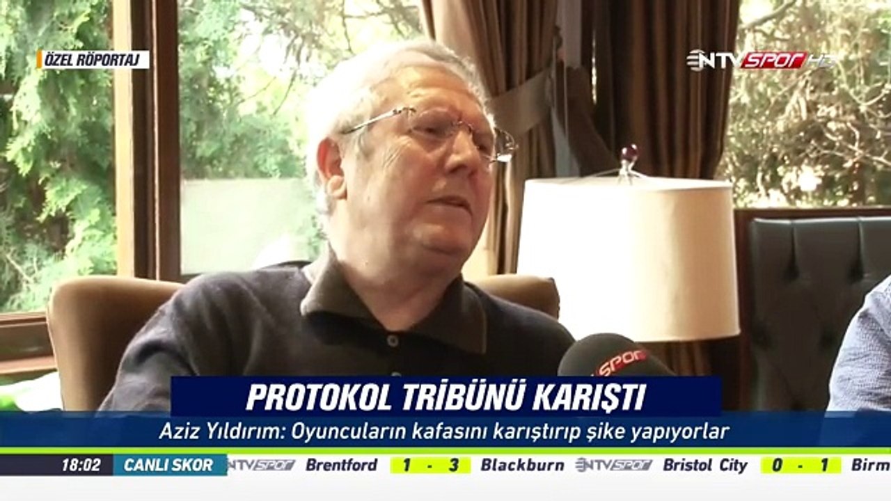 Aziz Yıldırım NTV Spor'a konuştu! Benim yanımda görev yaptınız, bu kin niye?