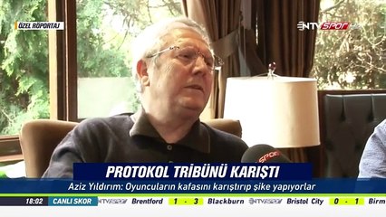 Aziz Yıldırım NTV Spor'a konuştu! Benim yanımda görev yaptınız, bu kin niye?