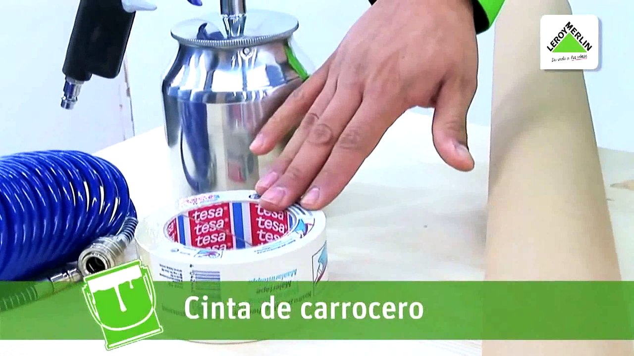 Como pintar con compresor (Leroy Merlin)