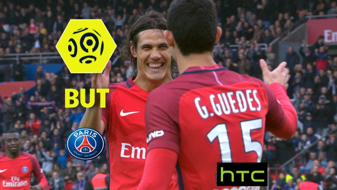 But Edinson CAVANI (76ème) / Paris Saint-Germain - SC Bastia - (5-0) - (PARIS-SCB) / 2016-17