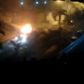 Un tanque prendio en fuego ante las fuertes manifestaciones en venezuela