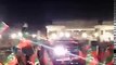 Amazing Fireworks on Imran Khan's Arrival at Sialkot Jalsa Gah