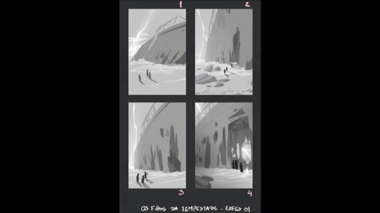 Filhos da Tempestade: evolução da capa