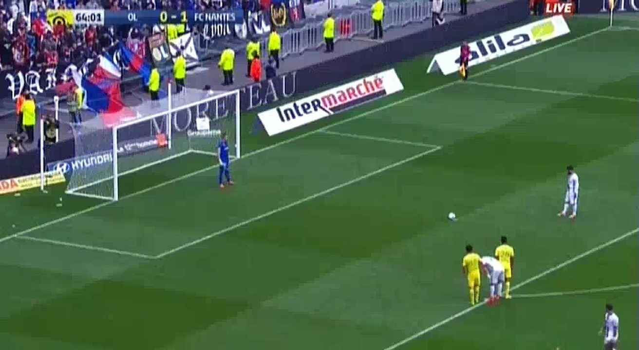 Nabil Fekir Penalty Goal HD - Olympique Lyonnais 1-1 Nantes - 07.05.2017 HD
