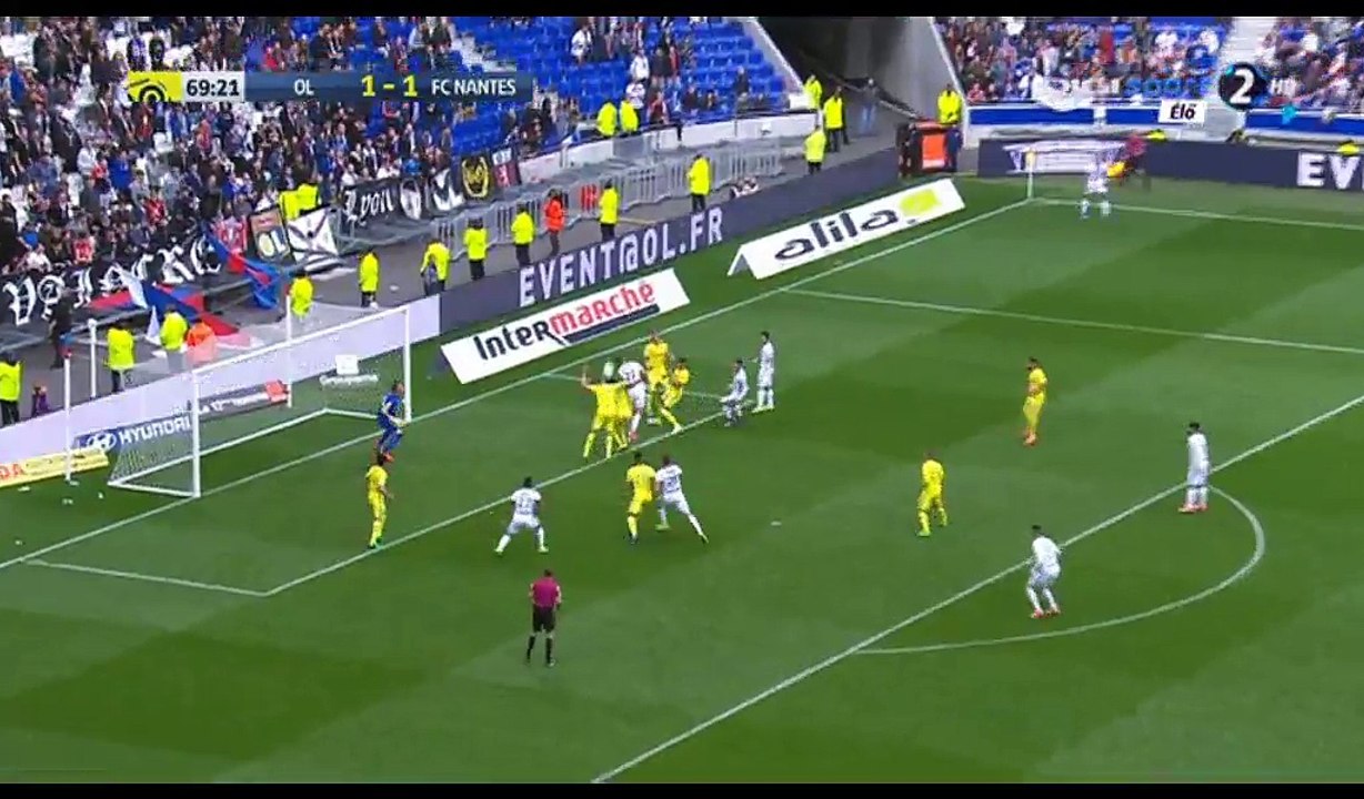 Maxwel Cornet Goal HD - Lyon 2-1 Nantes - 07.05.2017