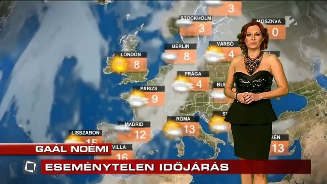 TV2 AJÁNLÓ Időjárás-előrejelzés 2012.12.31. este tv2.hu TV2
