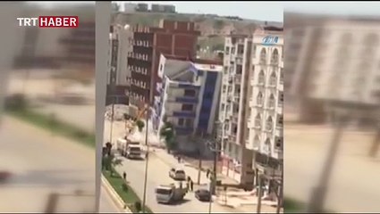 5 katlı bina bir anda işte böyle çöktü