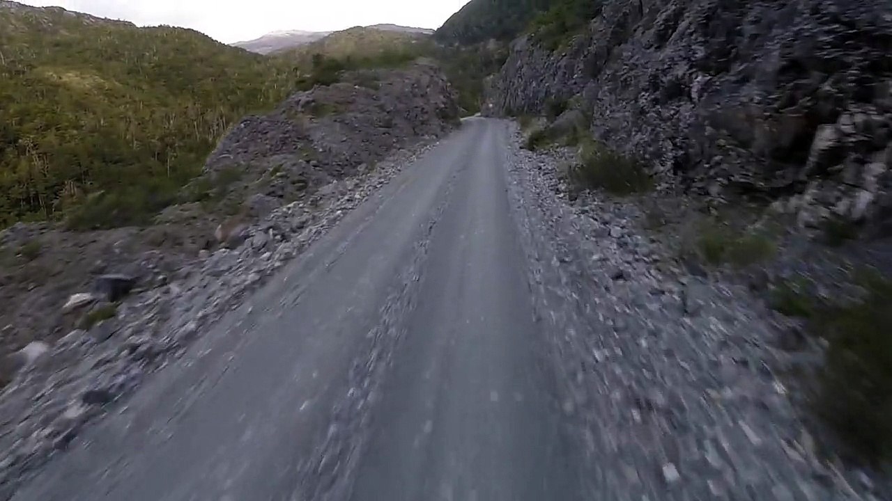 Carretera Austral, Chile. Day 245, kilometre 50.002. Deep south Patagonia. Video 14(000231.115-000301.252)