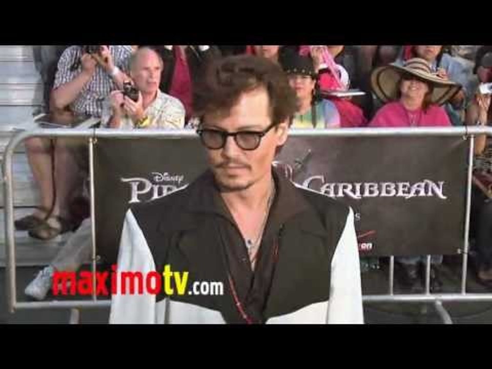 Johnny Depp "Pirates of the Caribbean: On Stranger Tides" World Premiere