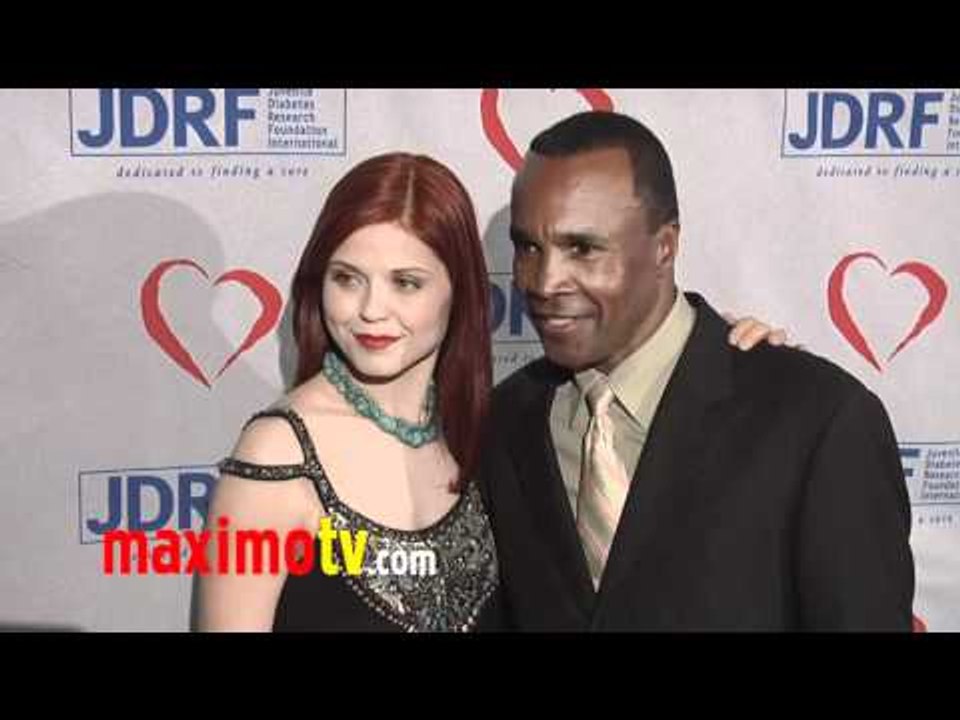 SUGAR RAY LEONARD and ANNA TREBUNSKAYA at JDRF's 8th Annual Gala