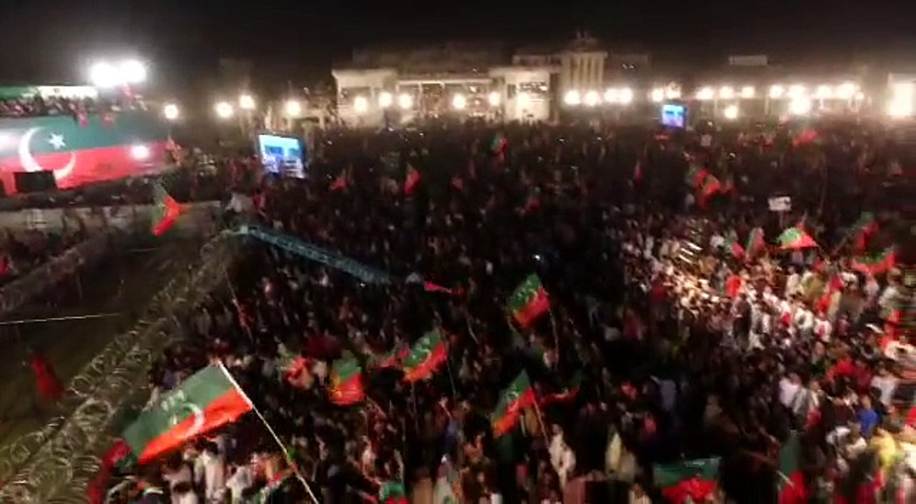 Massive Crowd and Junoon at PTI Sialkot Jalsa 07.05.2017