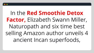 Red Smoothie Detox Real Review