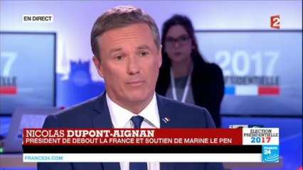 Emmanuel Macron élu président : "Je ne regrette pas mon choix", assure Nicolas Dupont-Aignan