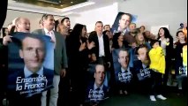 Joie chez les soutiens d'Emmanuel Macron à Avignon