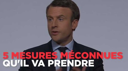 5 mesures méconnues que va prendre Macron