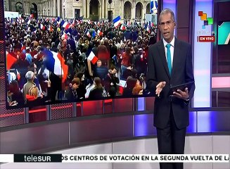 Francia enfrentó en ballotage a candidatos con proyectos opuestos