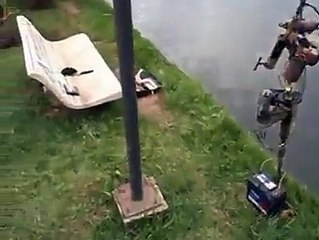 Bu Olta Kendiliğinden Balık Tutup Çekiyor