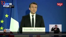 Résultats présidentielle : les premiers mots du président Macron