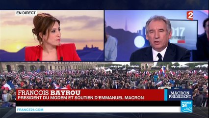 Présidentielle : Bayrou "La France envoie au monde un message incroyable d'espoir"