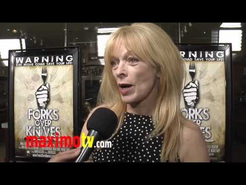 FRANCES FISHER Interview at Forks Over Knives Premiere