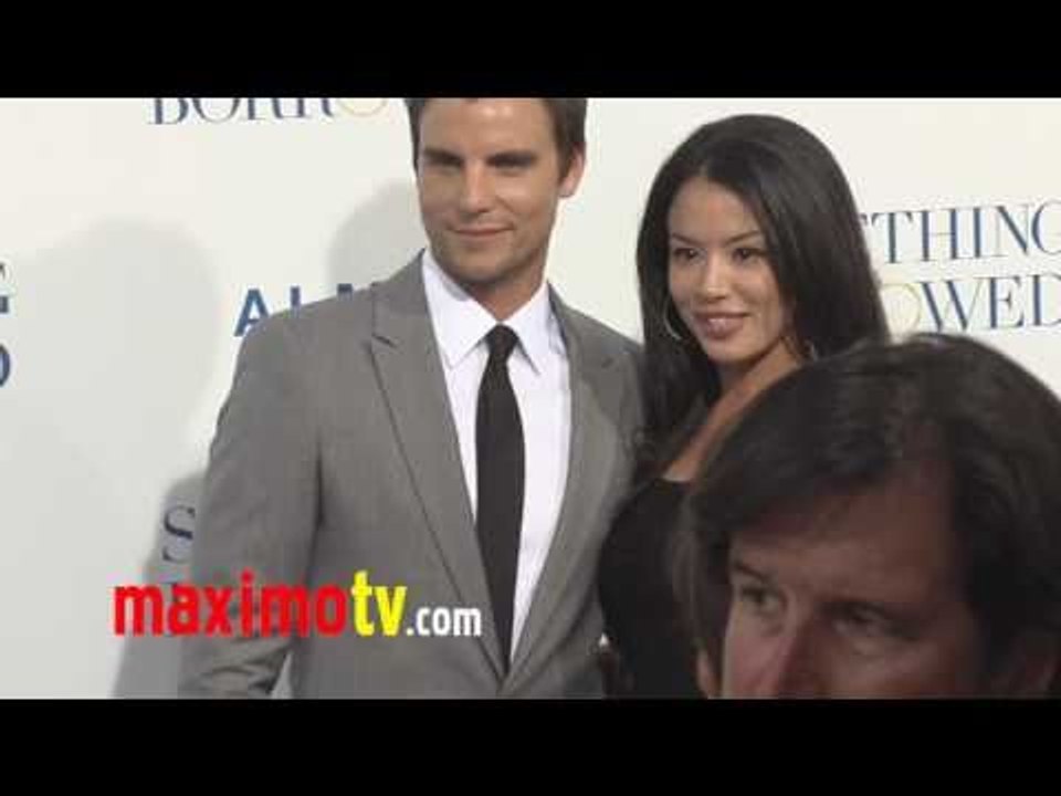 COLIN EGGLESFIELD and STEPHANIE JACOBSEN at "Something Borrowed" Premiere