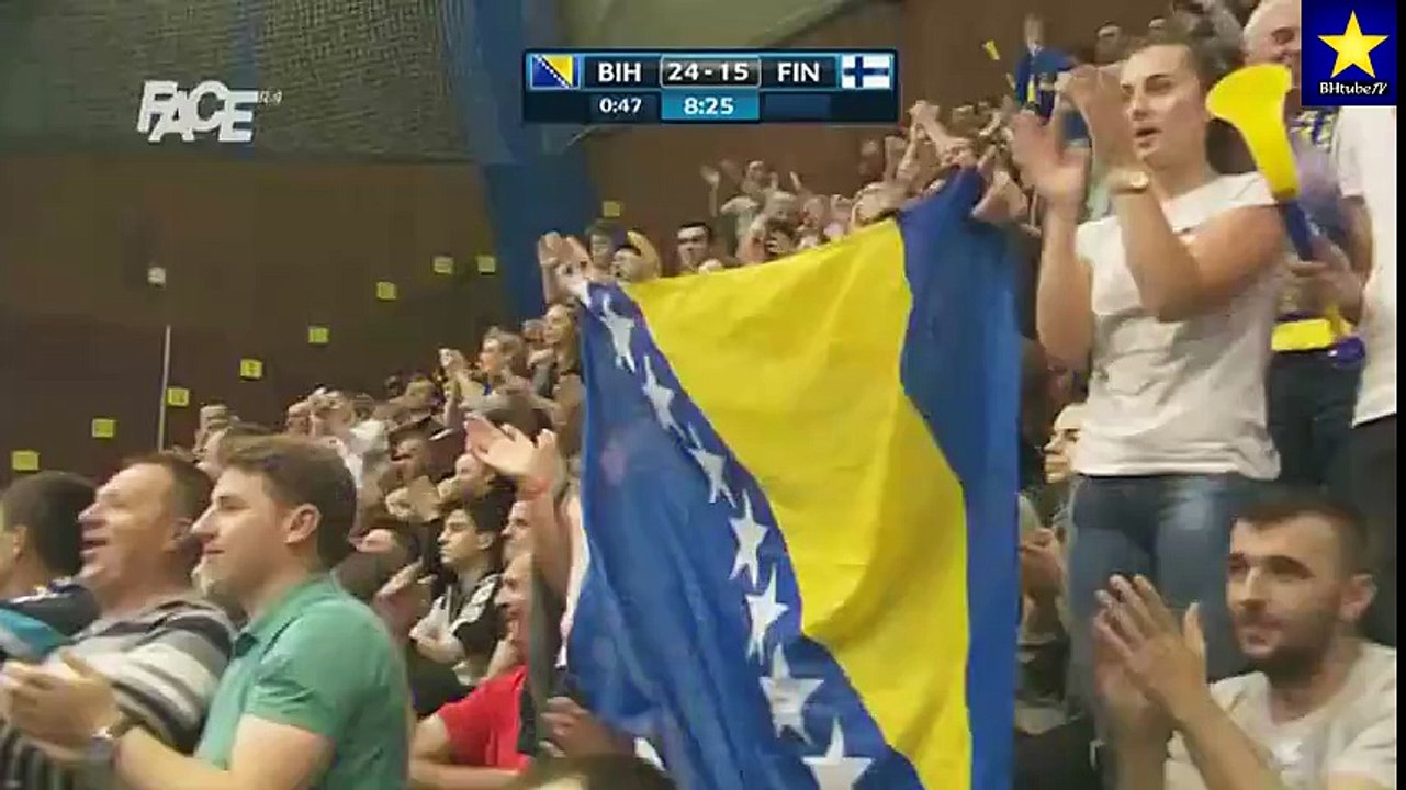 BiH - Finska 34:23 - 2.poluvrijeme [Highlights] (7.5.2017)