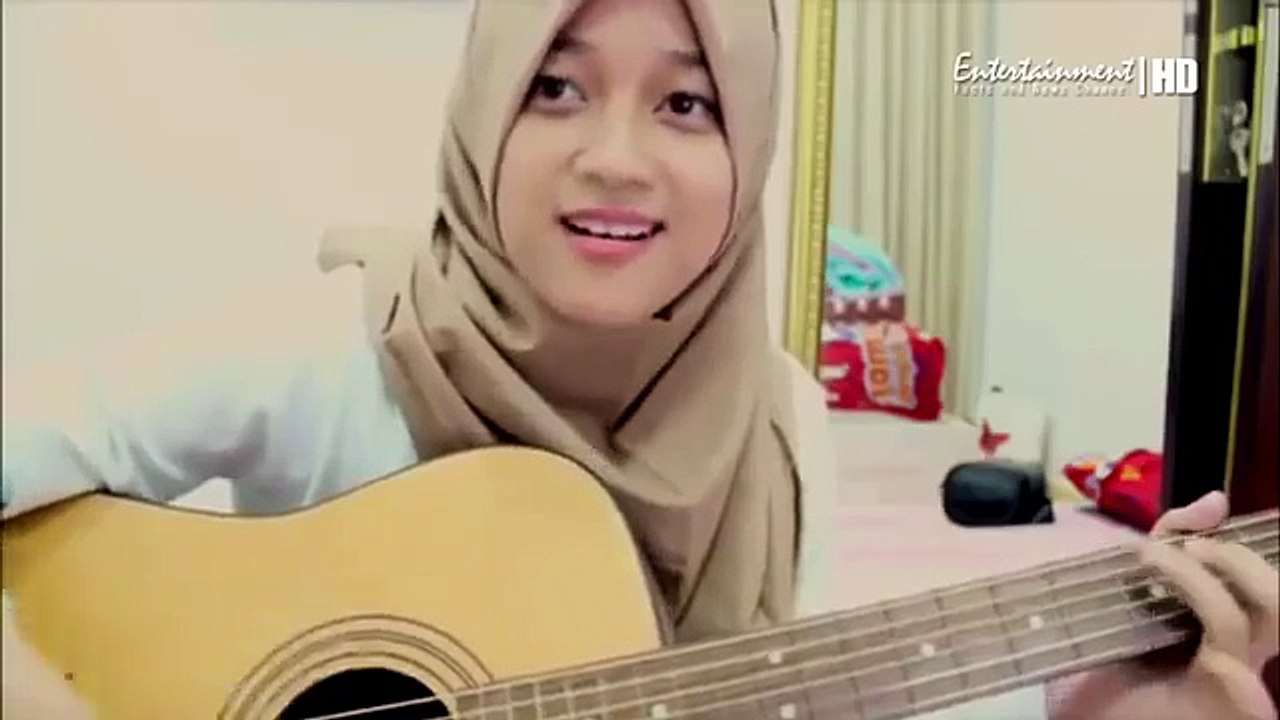 cewek cantik hijab nyayi lagu S07 anugrah terindahyang kki
