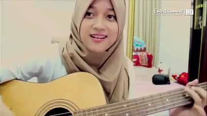 cewek cantik hijab nyayi lagu S07 anugrah terindahyang kki