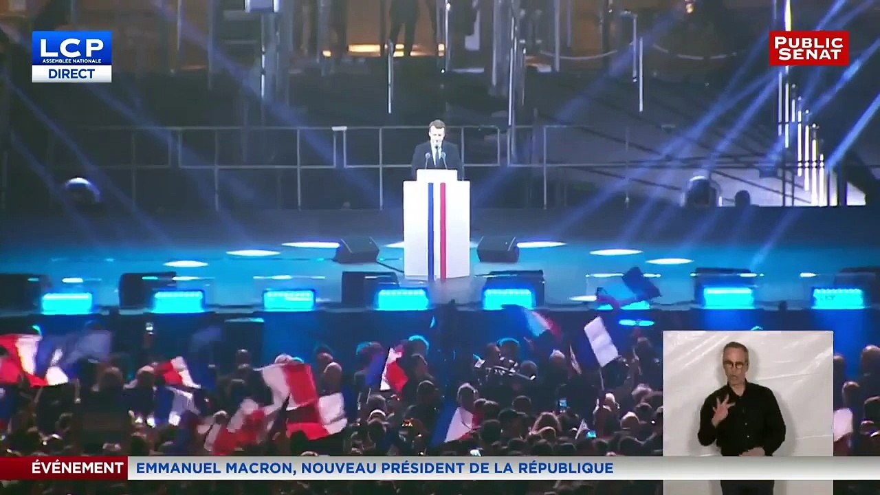 Présidentielle : Le discours d'Emmanuel Macron...