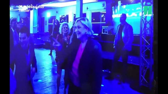 Quand Marine Le Pen fête sa défaite sur le dance floor
