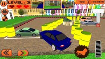 arabalı oyunlar izle park edilen çeşitli renklerde arabalar