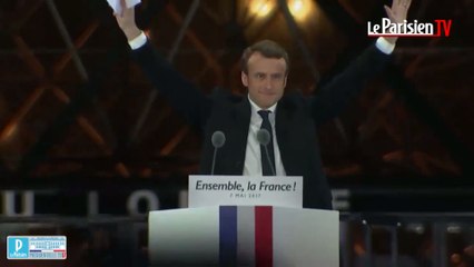 Download Video: Présidentielle : le discours intégral de Macron au Louvre