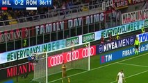 ملخص مباراة  ميلان  1 - 4  روما  7 ⁄ 5  ⁄ 2017  رؤوف خليف - الدوري الايطالي