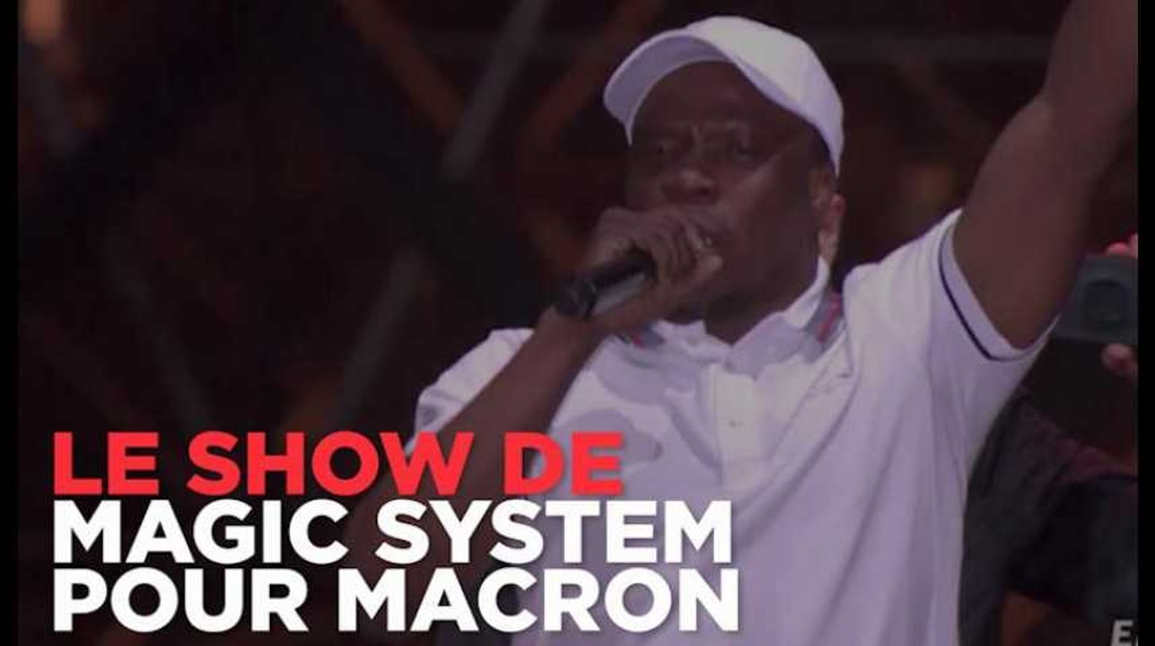 Magic System fait le show pour Macron