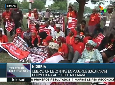 Nigeria: liberan a 82 colegialas secuestradas por Boko Haram en 2014