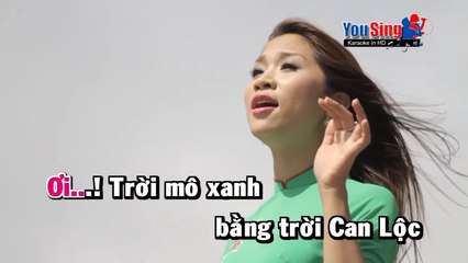 Người Con Gái Sông La - Thu Hương | KARAOKE BEAT CHUẨN✔