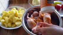 Güveçte Patatesli Tavuk Budu _ Pratik Yemek Tarifleri