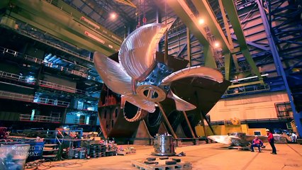 The biggest screw propeller! How it works!