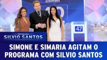Simone e Simaria agitam o Programa Silvio Santos