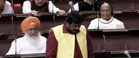 Ramdas Athawale Trolls Congress With His Hilarious Poetry_ Latest Speech
