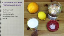 Evde Limonata Yapımı - 1 Portakal ve Limon ile 3 lt. Limonata Tarifi