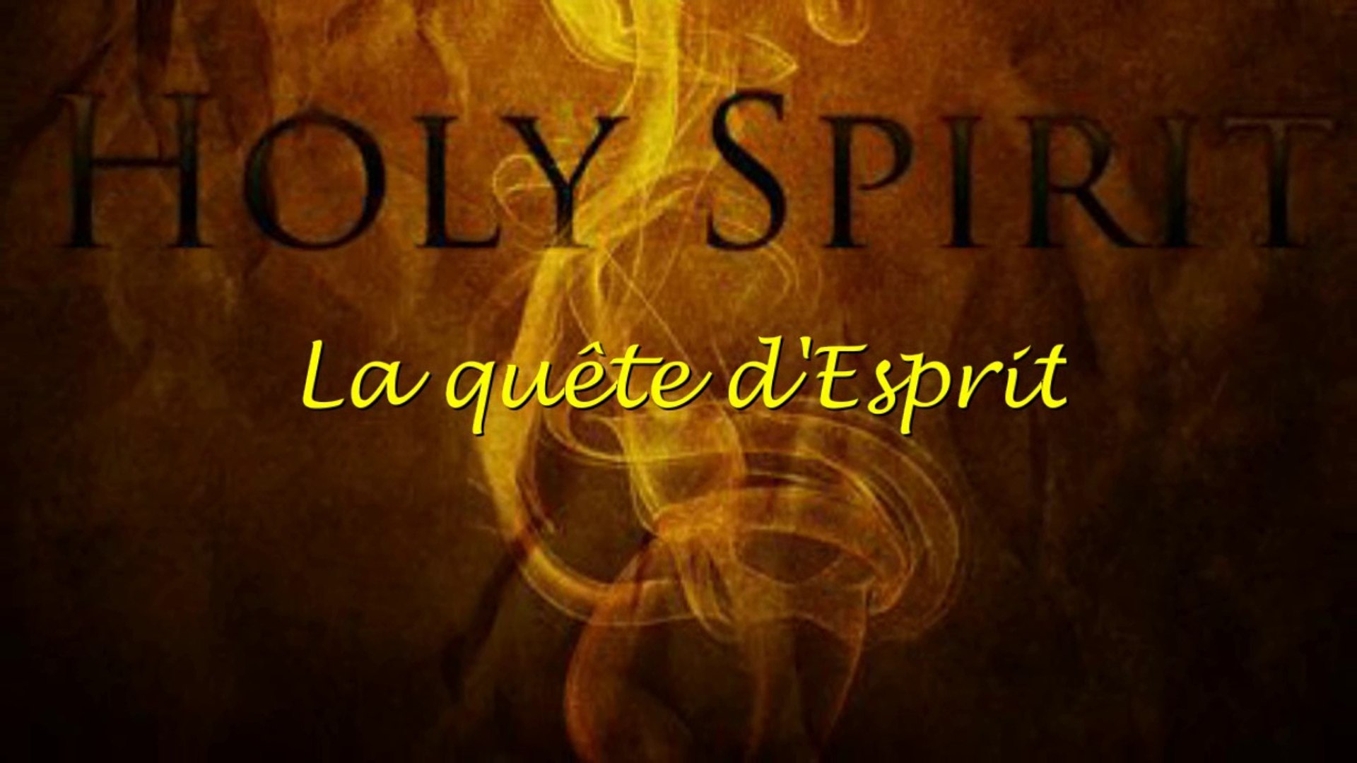 La quête d'Esprit : le saint Esprit se révèle à nous....[ ANALYSE ...