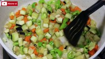 Sebzeli Pilav Tarifi - Patlıcanlı Havuçlu Pirinç Pilavı Nasıl Yapılır